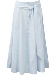 лоскутная юбка с застежкой на пуговицах Lisa Marie Fernandez