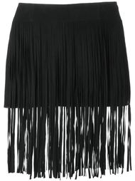 юбка с бахромой  McQ Alexander McQueen