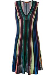 вязаное расклешенное платье  Missoni