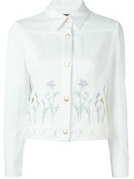 куртка с вышивкой  Alexander McQueen