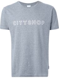 футболка с принтом логотипа  Cityshop