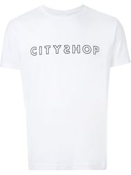 футболка с принтом логотипа  Cityshop