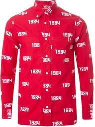 рубашка с принтом 1984 Gosha Rubchinskiy ГОША РУБЧИНСКИЙ