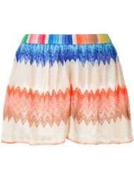 шорты с зигзагообразным узором  Missoni