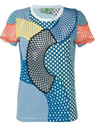 футболка 'Cobalt Mesh Mix' Stella McCartney