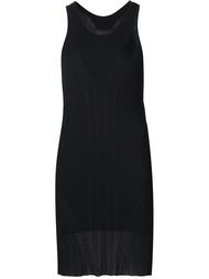 платье без рукавов в рубчик Vera Wang