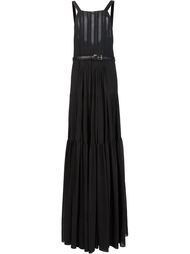 длинное платье на бретелях  Vera Wang