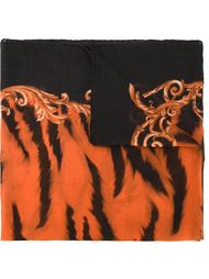 шарф с тигровым принтом Balmain