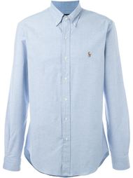 рубашка с вышитым логотипом  Polo Ralph Lauren
