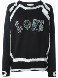 толстовка с надписью 'Love' Lanvin