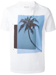 футболка с принтом пальмы  Maison Margiela