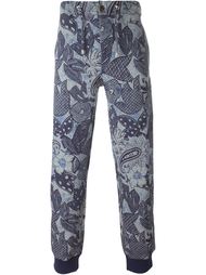 спортивные брюки с цветочным принтом  Etro