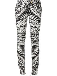 printed skinny trousers Balmain