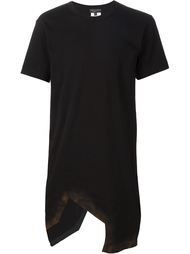 удлиненная футболка асимметричного кроя Comme Des Garçons Homme Plus