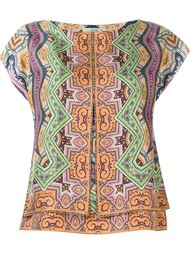 блузка с принтом  Etro