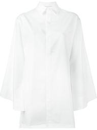 рубашка с расклешенными рукавами Yohji Yamamoto