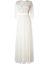 платье с вышивкой Elie Saab