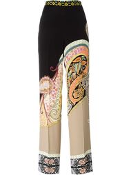 широкие брюки с принтом пейсли  Etro