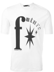 футболка с принтом 'Future' Love Moschino
