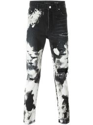 джинсы тай дай Saint Laurent