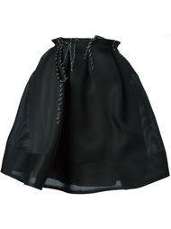 юбка с контрастной строчкой  Lanvin
