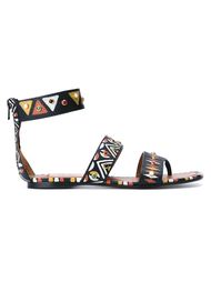 сандалии с узором Valentino