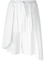 шорты асимметричного кроя  Off-White