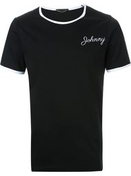 футболка с вышивкой 'Johnny' Christian Dada
