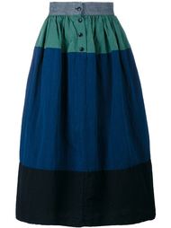панельная юбка А-образного силуэта Visvim