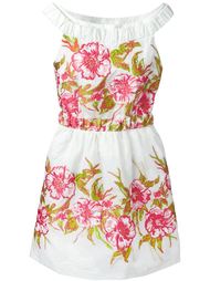 жаккардовое платье с цветочным принтом Blumarine