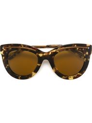 солнцезащитные очки в оправе 'кошачий глаз' Bottega Veneta Eyewear