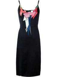 приталенное платье с аппликацией Christopher Kane