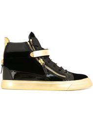 бархатные хайтопы 'Dan'  Giuseppe Zanotti Design