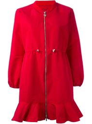 пальто на молнии с логотипом Moncler Gamme Rouge