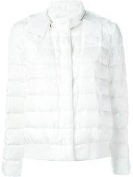 дутая куртка с капюшоном из органзы Moncler Gamme Rouge