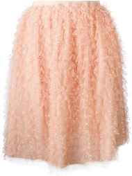юбка с вышивкой  Red Valentino
