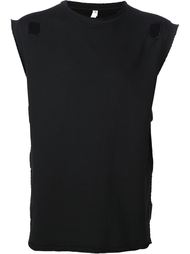 distressed sleeveless sweatshirt Damir Doma