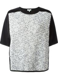 блузка с контрастной панелью  Kenzo