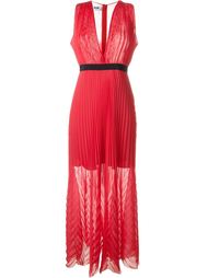 плиссированное платье  MSGM