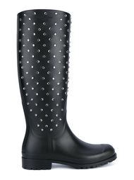 декорированные сапоги  Saint Laurent