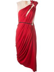 драпированное платье Lanvin