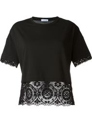 футболка с кружевным подолом P.A.R.O.S.H.