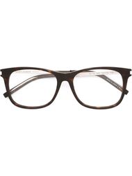 очки в круглой оправе Saint Laurent