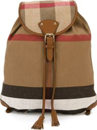 checked backpack Burberry