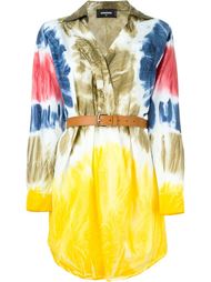 платье-рубашка с принтом тай-дай Dsquared2