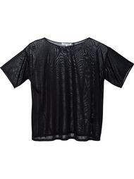 футболка с вырезом-лодочкой Helmut Lang