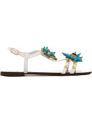 декорированные сандалии  Dolce &amp; Gabbana