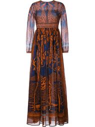 платье с принтом жирафа Valentino
