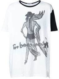 футболка с принтом Yohji Yamamoto