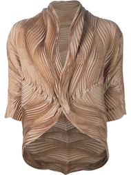 wave pleated jacket Issey Miyake